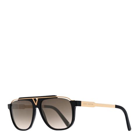 Louis Vuitton Acetate Mascot Sunglasses Z0936W Black.